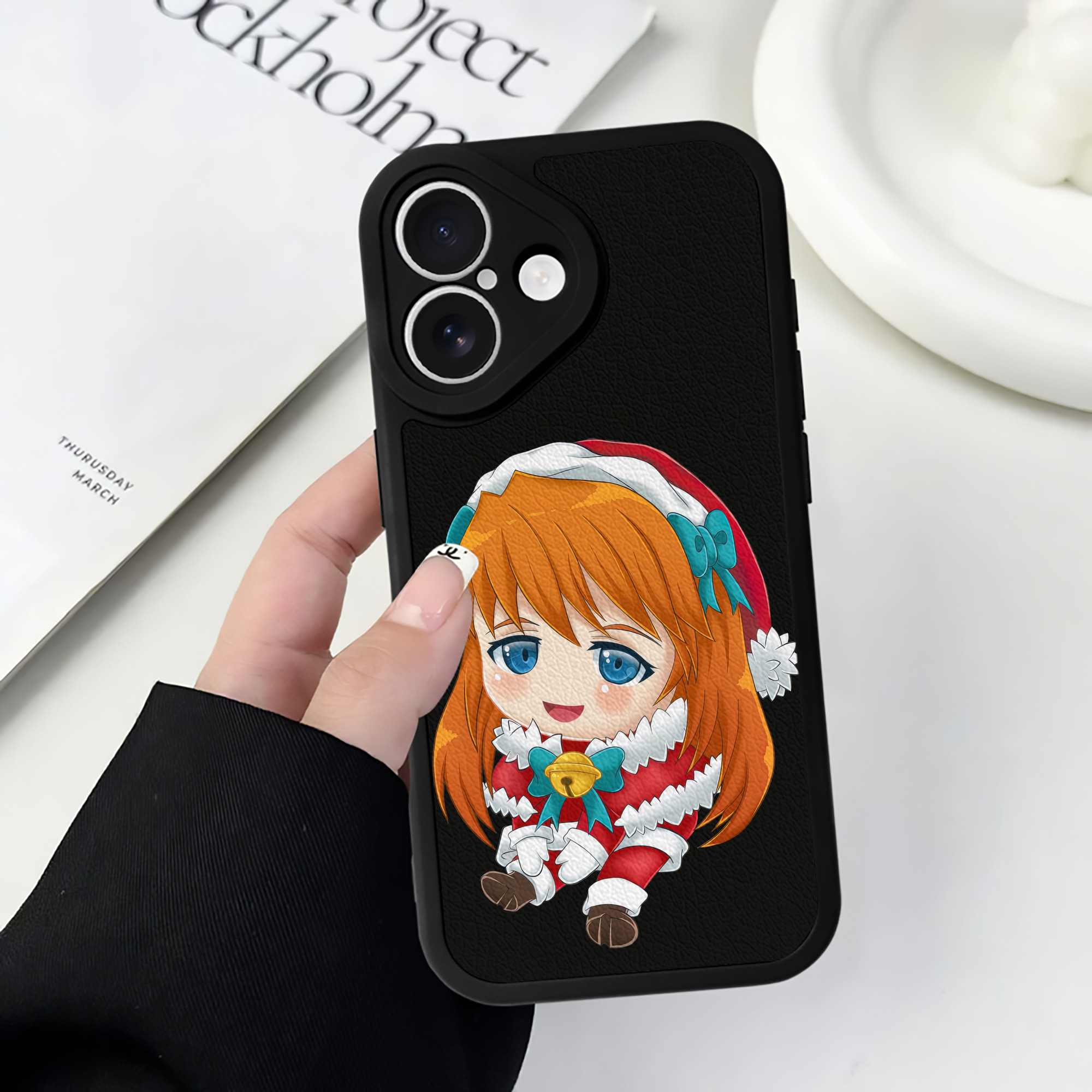 （画像用） EVA 新世紀エヴァンゲリオン 【iPhone 16シリーズ対応】シリコンスマホケース（レザー調） 材質：シリコン